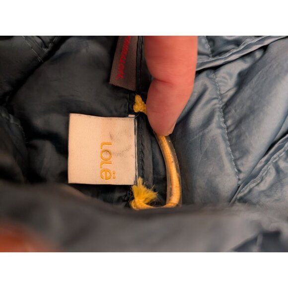 Lole thin Puffer Jacket womens size S Primaloft Slate Blue - Picture 6 of 9